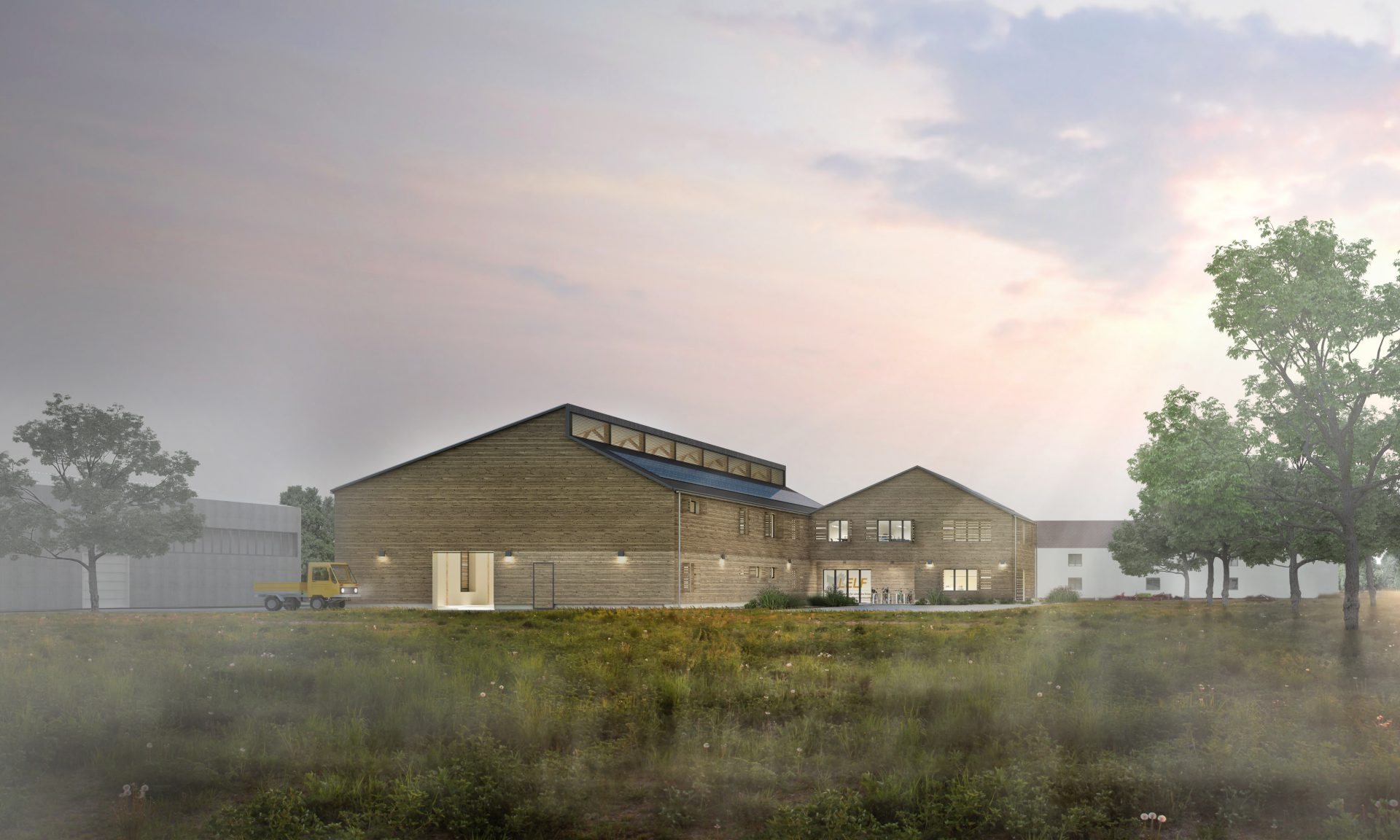 Sustainable Administrational Building in Paulinenaue | Construction ...