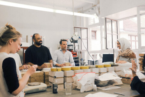 Konservierungsworkshop mit dem NCCAL Kuwait bei ZRS in Berlin