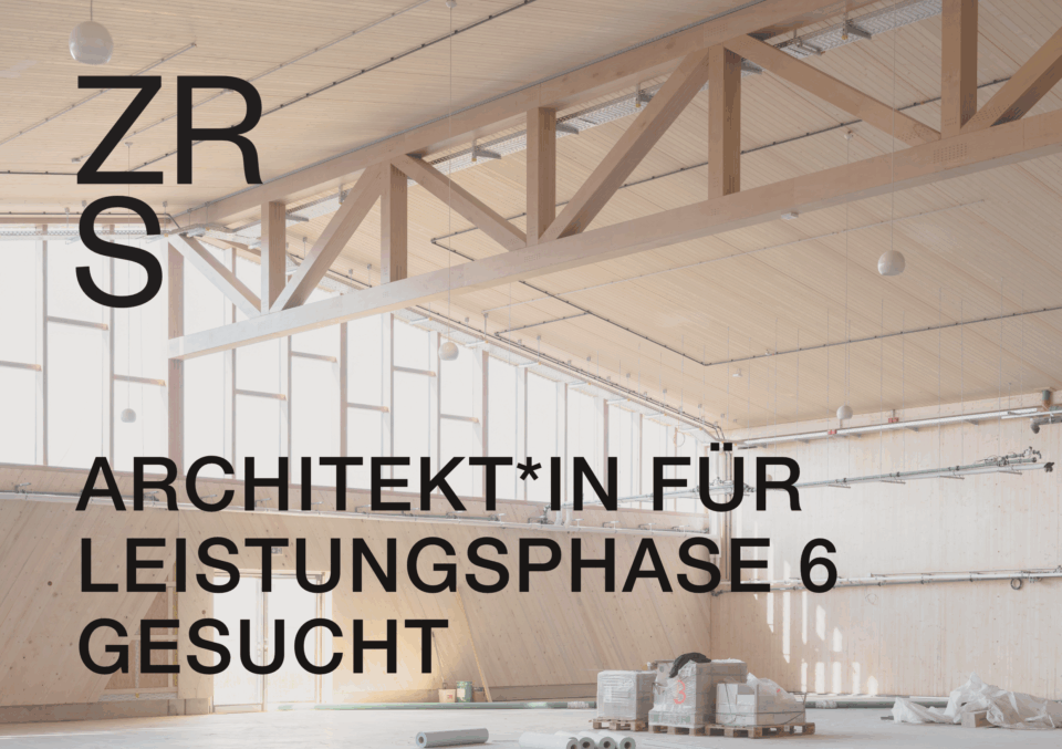 Architekt*in für die Leistungsphase 6 gesucht