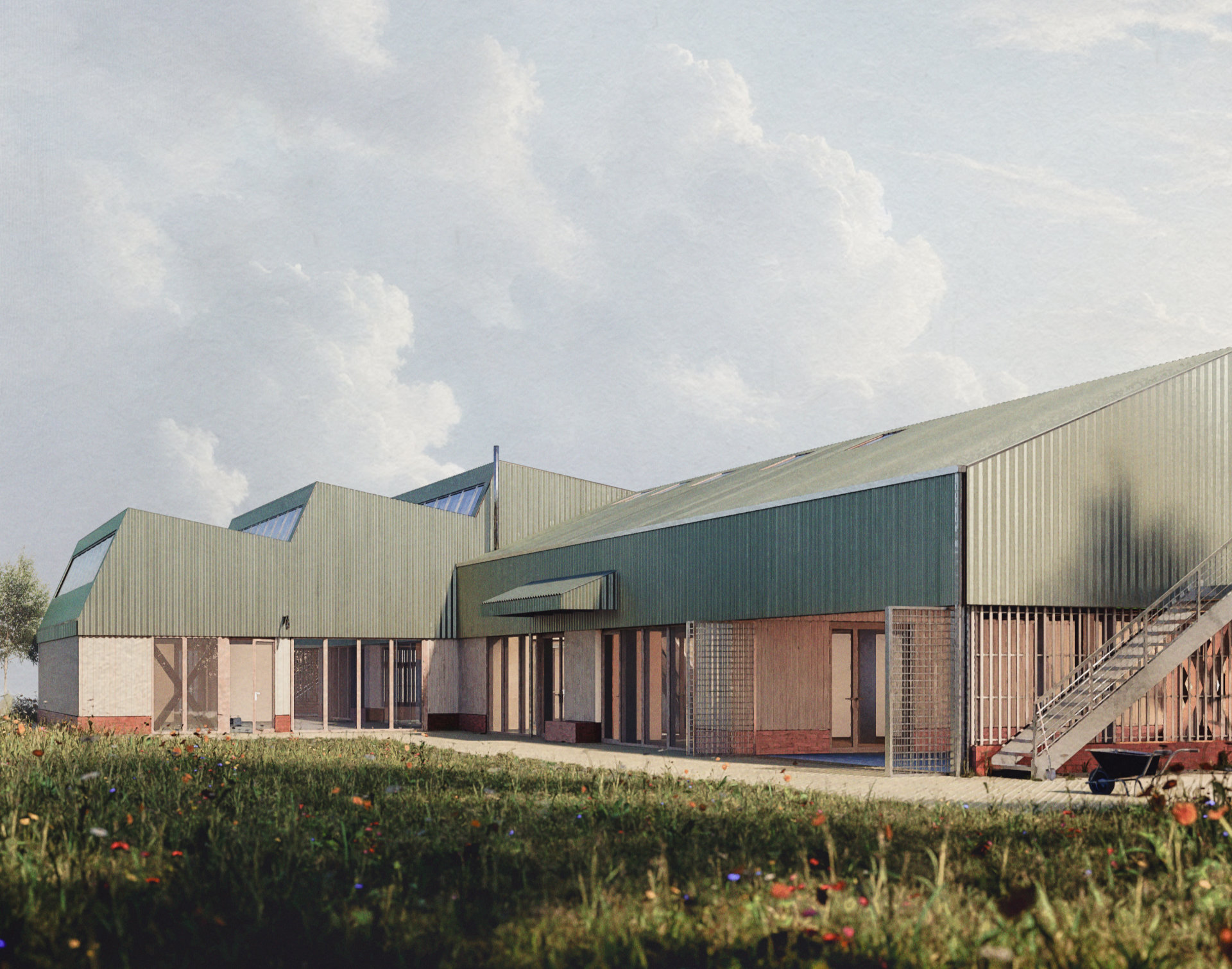 Bauhof der intern. Jugendbauhütte Berlin ZRS Architekten Ingenieure