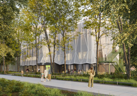 Museums-Pavillon und Touristische Wissenspfade | TU Campus, Berlin