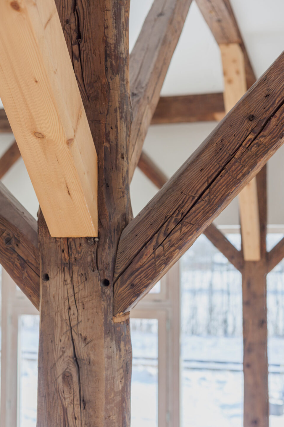 Detail Holzbau, Reparatur der Bestandskonstruktion (Foto: ZRS Architekten Ingenieure)