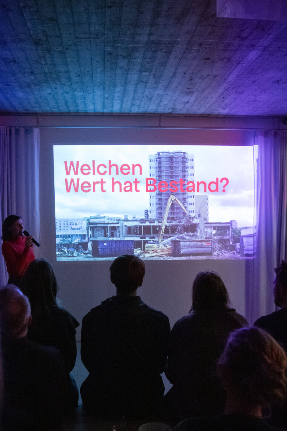 wertschau Ausstellung auau Raum für Architektur in Hamburg