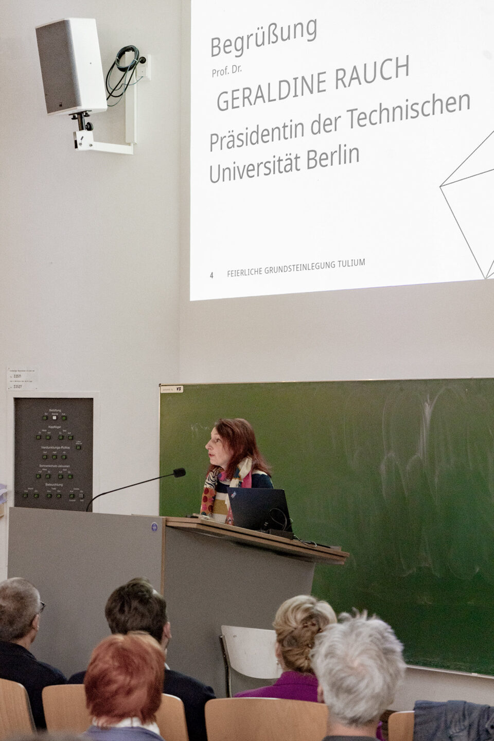 Grundsteinlegung Museums-Pavillon und Touristische Wissenspfade TU Berlin