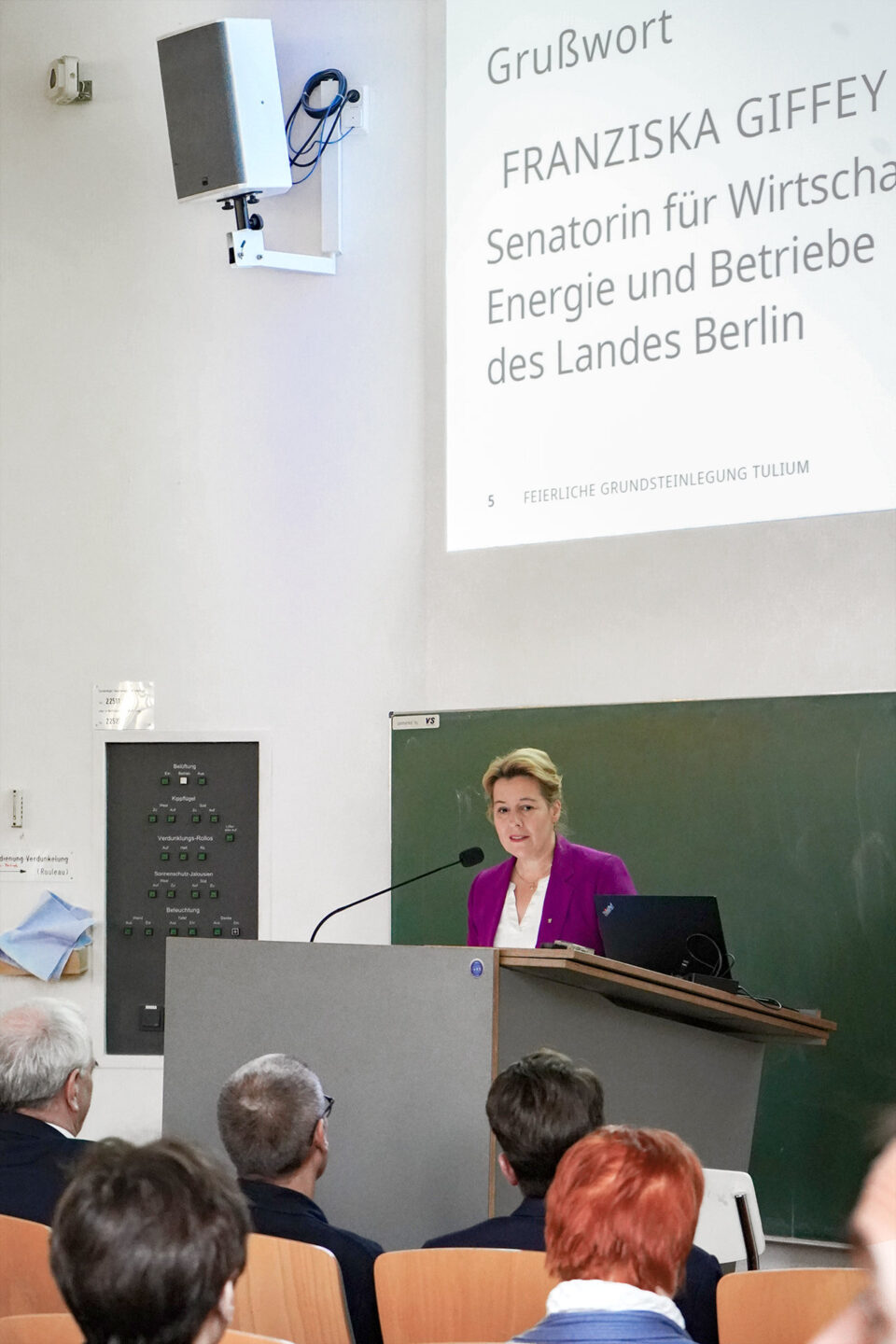 Grundsteinlegung Museums-Pavillon und Touristische Wissenspfade TU Berlin