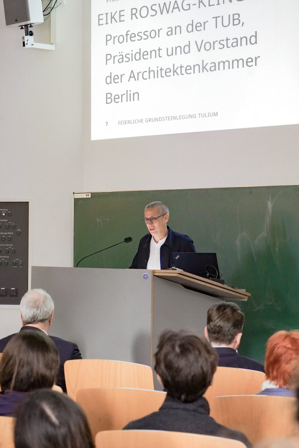 Grundsteinlegung Museums-Pavillon und Touristische Wissenspfade TU Berlin