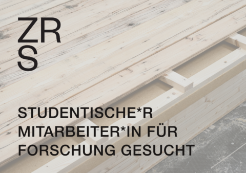 Studentische*n Mitarbeiter*in in der Forschung | ZRS Architekten
