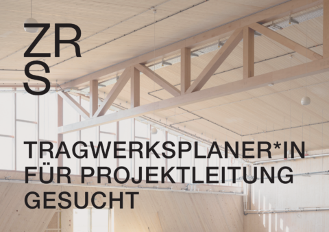 Tragwerksplaner*in für Projektleitung gesucht | ZRS Ingenieure