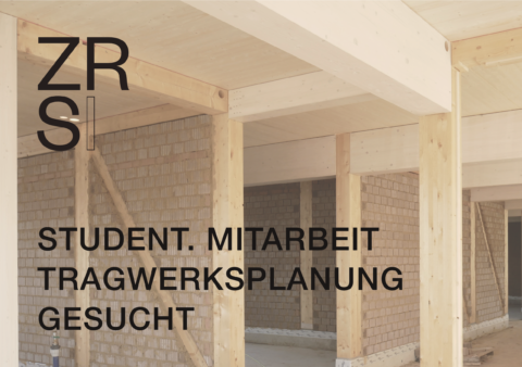 Studentische Mitarbeiter*in Tragwerksplanung gesucht | ZRS Ingenieure