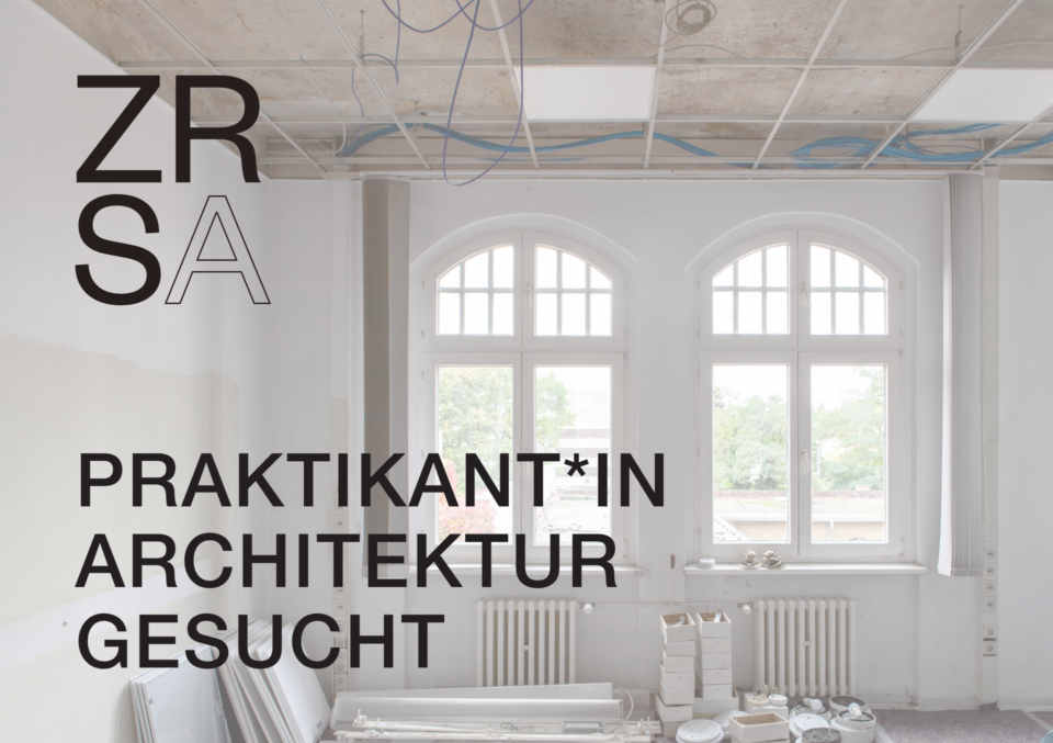 Praktikant*in Architektur gesucht