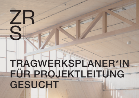 Tragwerksplaner*in für Projektleitung gesucht | ZRS Ingenieure