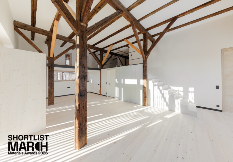 MARCH Materials Award 2026 | Shortlist | Wohnen und Arbeiten in der Torfremise