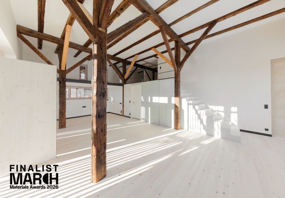 MARCH Materials Award 2026 | Finalist | Wohnen und Arbeiten in der Torfremise