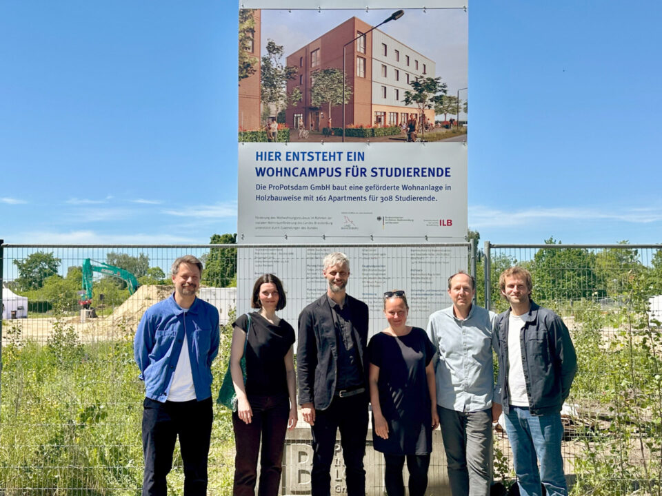 Spatenstich in Potsdam: Studierendenwohnheim im Holzhybridbau